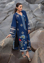 3 Piece Stitched Luxury Lawn Suit - Ready To Wear