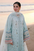 Aqua Mint - Lawn Suit With Chiffon Dupatta | Ready To Wear