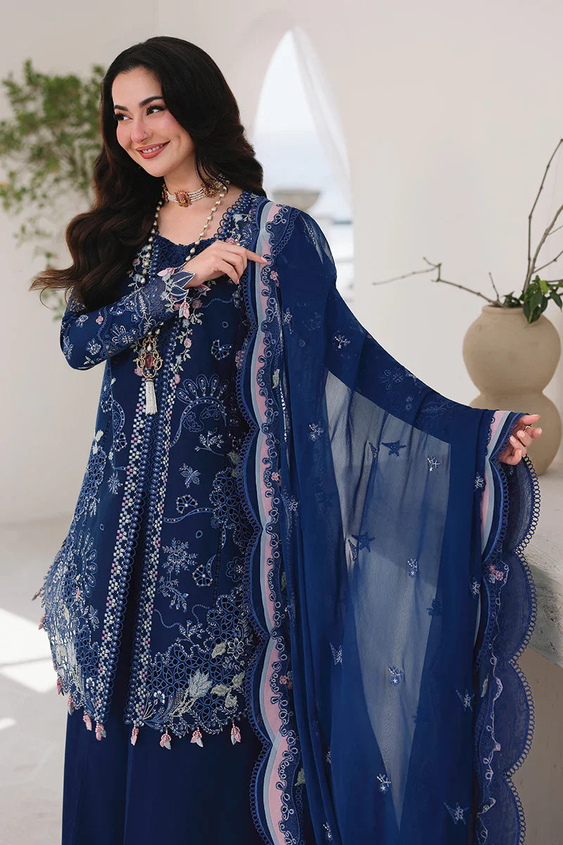 03-Piece Lawn Suit With Embroidery - Ready To Wear
