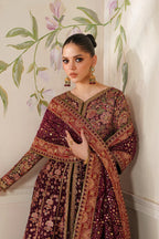 03-Piece Chiffon Suit With Embroidery - Ready To Wear