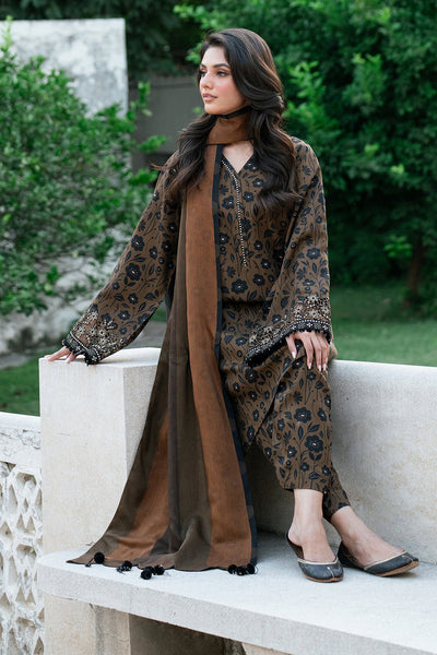 3 Piece Stitched Lawn Suit - Ready To Wear