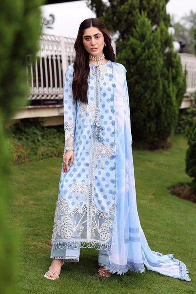 03-Piece Printed Lawn Suit With Chiffon Dupatta | Ready To Wear