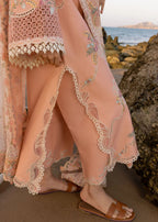 03-Piece Lawn Suit With Embroidery - Ready To Wear