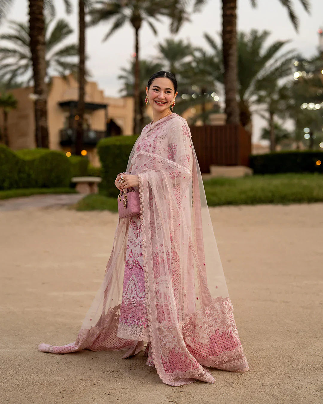 Blush Pink - Embroidered Lawn Suit | Read To Wear