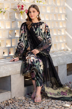 3 Piece Stitched Lawn Suit - Ready To Wear