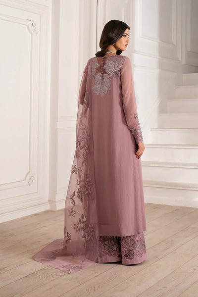 Mauve Elegance - Chiffon Suit With Organza Dupatta | Ready To Wear