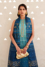 Marine Deep - 3 Piece Lawn Suit | Ready To Wear