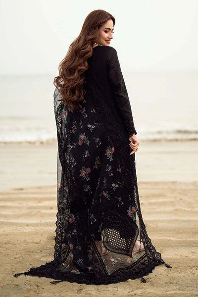 3 Piece Stitched Embroidered Chikankari Suit - Ready To Wear