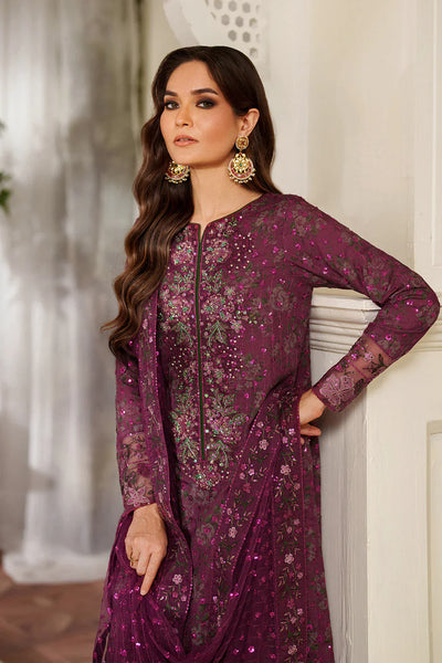 03-Piece Printed Lawn Suit With Embroidery - Ready To Wear