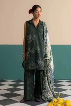 3 Piece Stitched Designer Suit - Ready To Wear