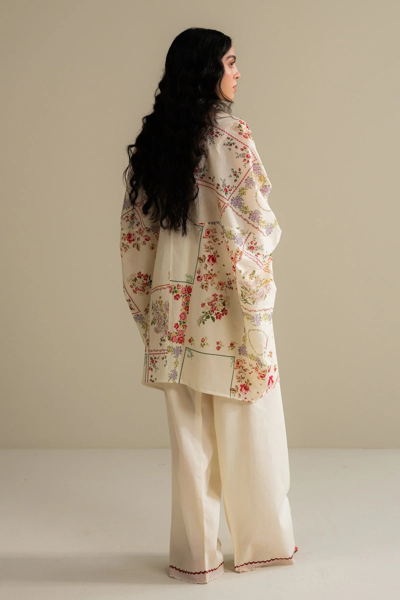 3 Piece Stitched Designer Suit - Ready To Wear