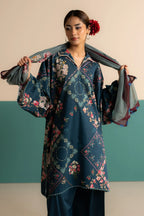 3 Piece Stitched Designer Suit - Ready To Wear