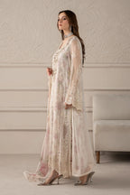 03-Piece Chiffon Suit With Embroidery - Ready To Wear