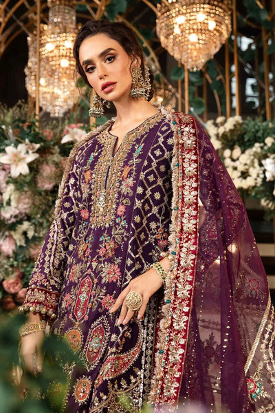03-Piece Chiffon Suit With Heavy Embroidery - Ready To Wear