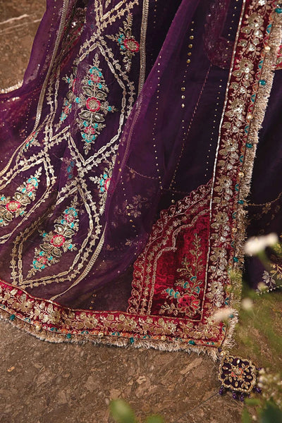 03-Piece Chiffon Suit With Heavy Embroidery - Ready To Wear