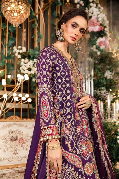 03-Piece Chiffon Suit With Heavy Embroidery - Ready To Wear