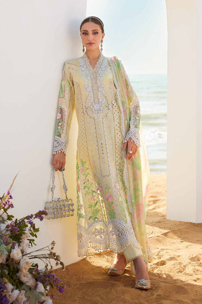 03-Piece Cotton Suit With Chikankari Embroidery - Ready To Wear