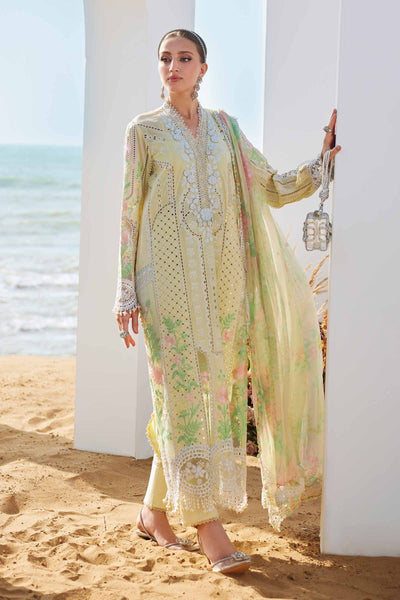 03-Piece Cotton Suit With Chikankari Embroidery - Ready To Wear
