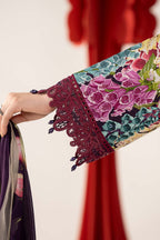 03-Piece Printed Lawn Suit With Chiffon Dupatta | Ready To Wear