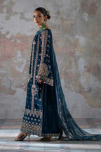 03 Piece Velvet Suit - Ready To Wear