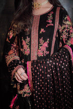 3 Piece Stitched Velvet Luxury Suit - Ready To Wear