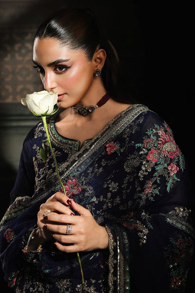 3 Piece Stitched Chiffon Suit - Ready To Wear