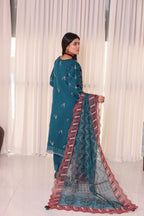 3 Piece Organza Suit-Ready To Wear