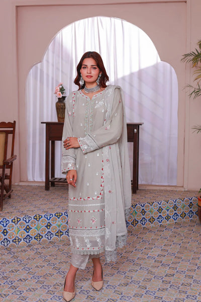 Chiffon Luxe 3 Piece Suit Ready to Wear