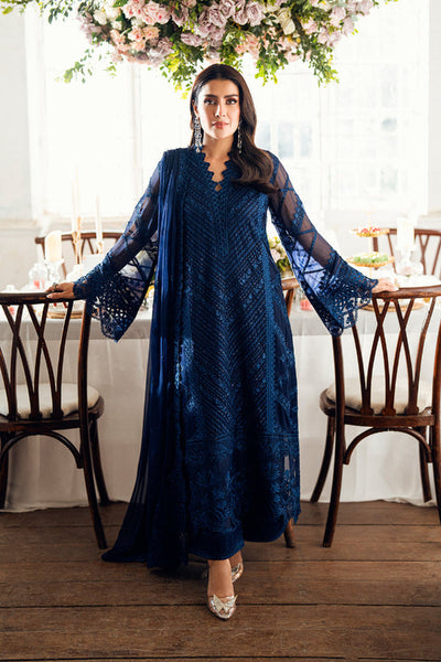 3 Piece Stitched Luxury Chiffon Dress - Ready To Wear