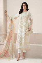 Pearl & Peach Bloom - Chikankari Suit | Ready To Wear