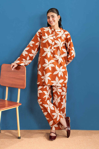 2 Piece Stitched Cotton Suit - Ready To Wear