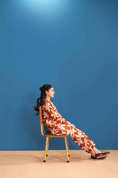 2 Piece Stitched Cotton Suit - Ready To Wear