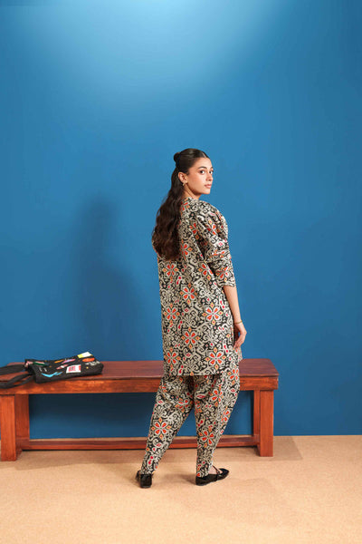 2 Piece Stitched Cotton Suit - Ready To Wear