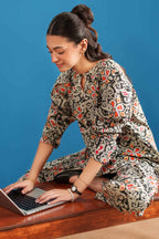 2 Piece Stitched Cotton Suit - Ready To Wear