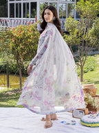 03-Piece Printed Lawn Suit - Ready To Wear