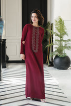 3 Piece Stitched Silk Suit - Ready To Wear