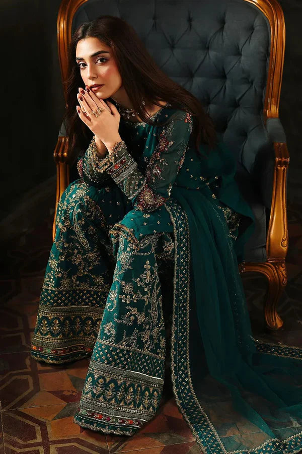 03-Piece Chiffon Suit With Embroidery | Ready To Wear