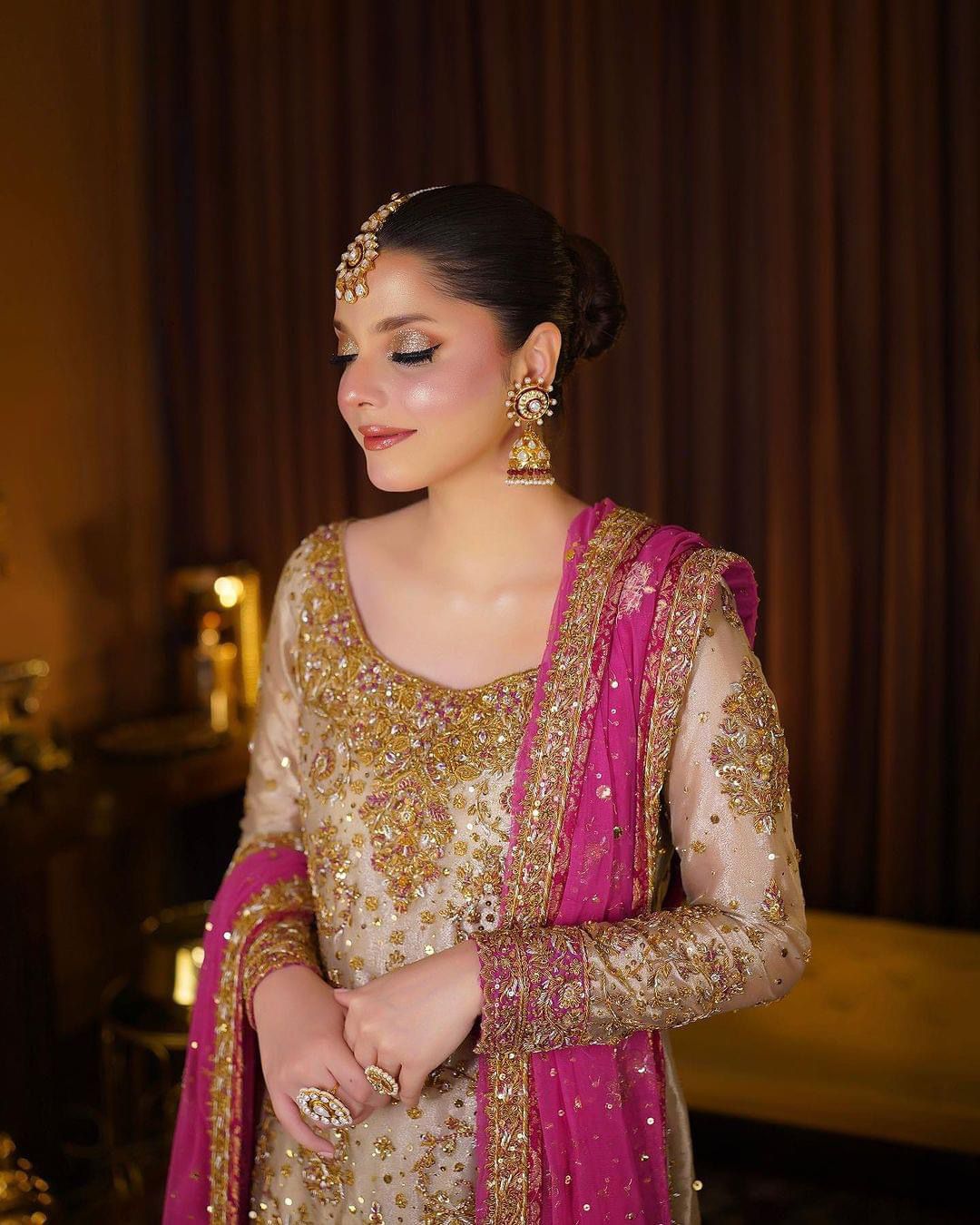 3 Piece Stitched Bridal Suit - Ready To Wear