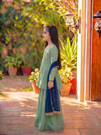 ROHA - MINT PEPLUM SET
