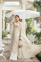 03 Piece Luxury Heavy Embroidered Organza – Ready to Wear.