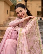 03-Piece Lawn Suit With Sharara | Ready To Wear