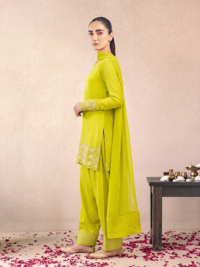 MASHAL - LIME FARSHI SET