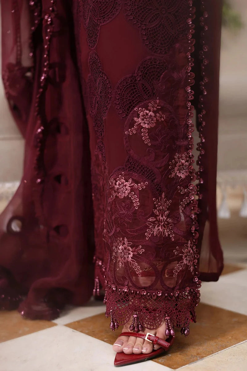 03 Piece Embroidered Suit -Ready To Wear