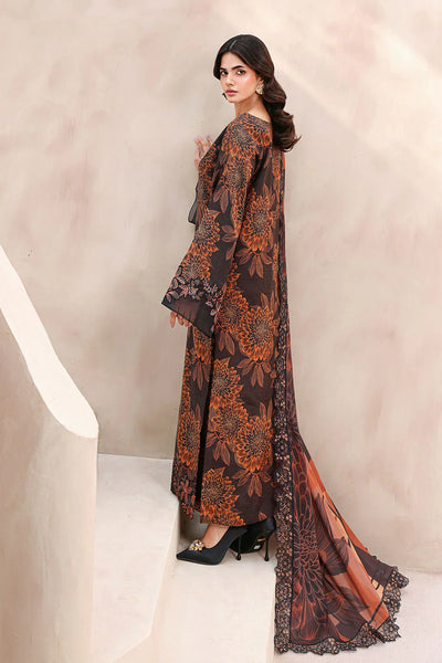 03-Piece Printed Lawn Suit  - Ready To Wear