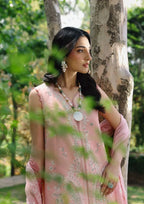 03-Piece Lawn Suit With Thread Embriodery - Ready To Wear