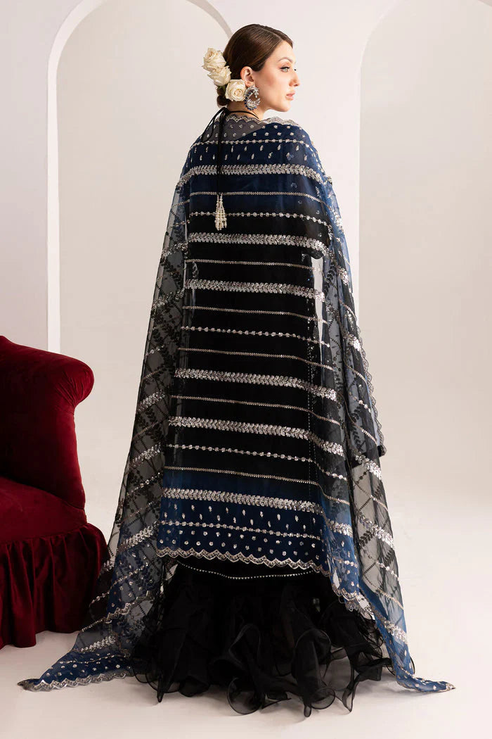 03-Piece Chiffon Suit With Embroidery - Ready To Wear