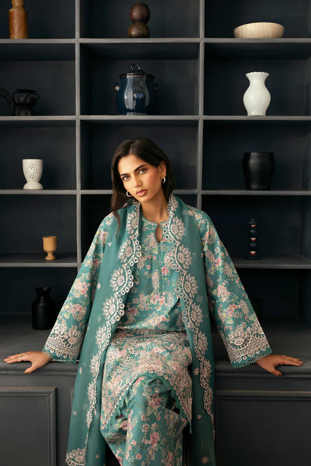 03-Piece Lawn Suit - Ready To Wear